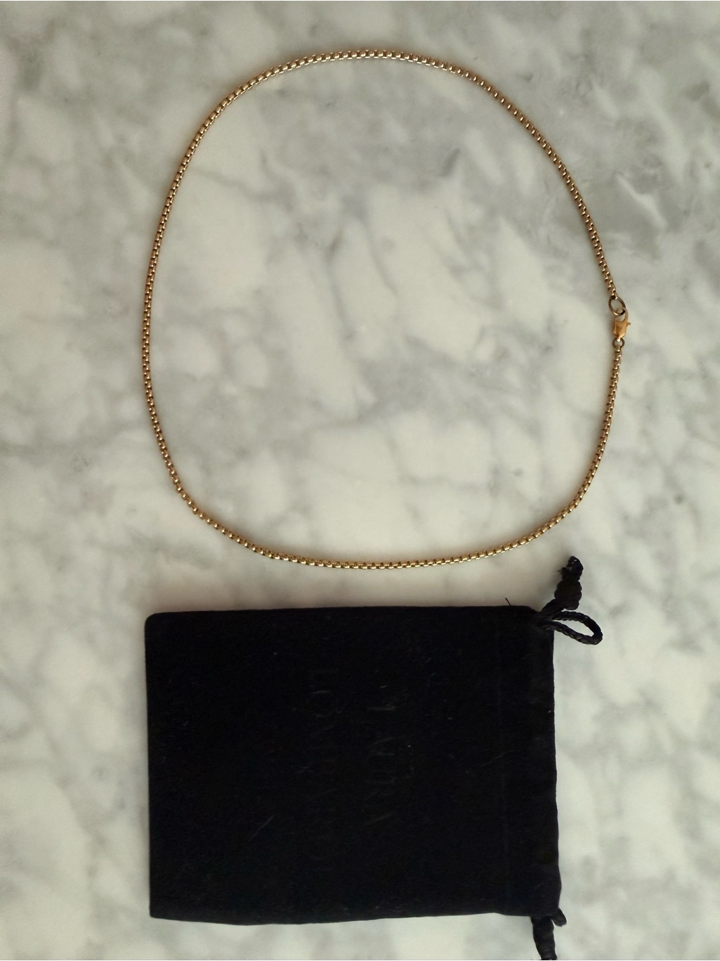 Laura Lombardi - Essential Box Chain Necklace 16” — image 2 of 4